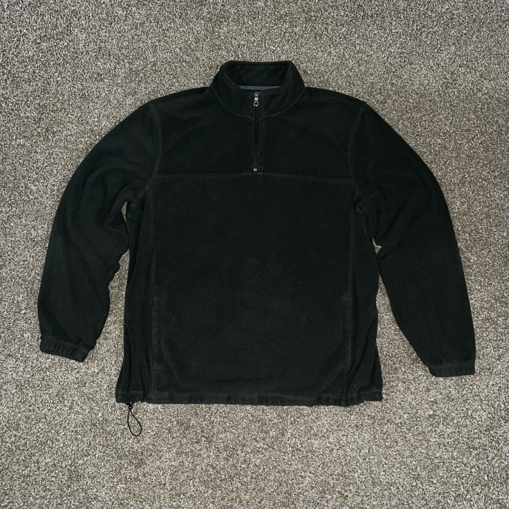 Croft & Barrow Vintage OG Charcoal Black Zip Up Sweater Jacket